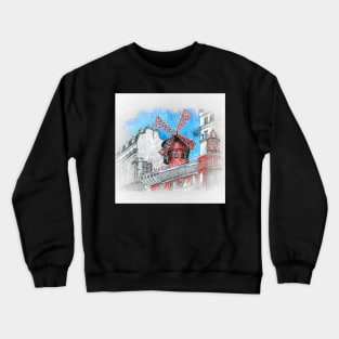 Copy of Watercolor sketch of Wurzburg Crewneck Sweatshirt